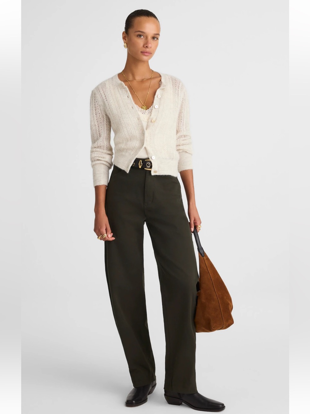Madewell Balloon Pant Olive Size 24